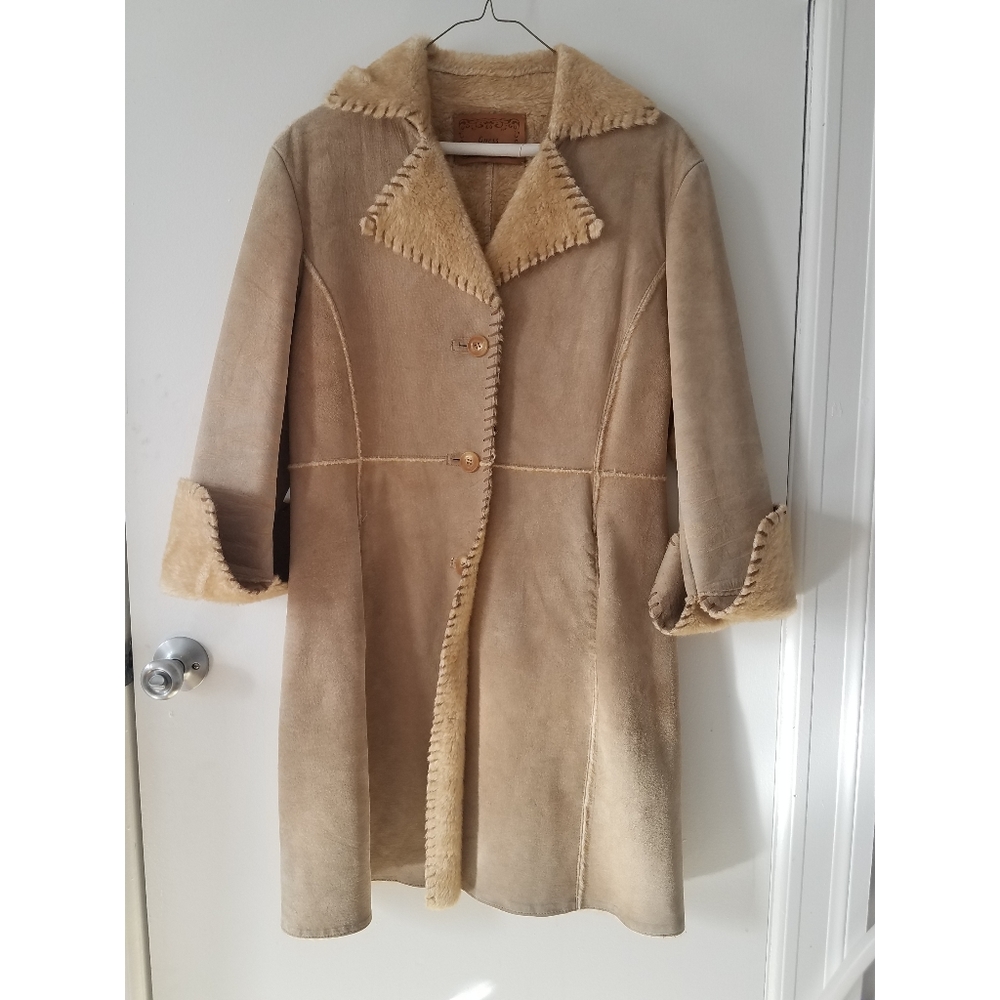 Vintage Leather Penny Lane Guess Coat